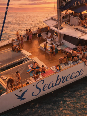 Blue Lagoon al Atardecer - Catamarán Sea Breeze